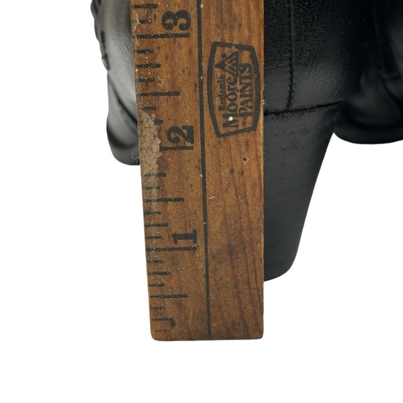 Bare Traps Black Ankle Boots Size 7.5 Side Zip 2” Block Heel Vegan Leather - Picture 8 of 10